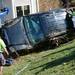Brewer's drivers upright an SUV through after pulling it through a tight opening next to Penske Truck Rental on Plymouth Rd. on Thursday. Melanie Maxwell I AnnArbor.com